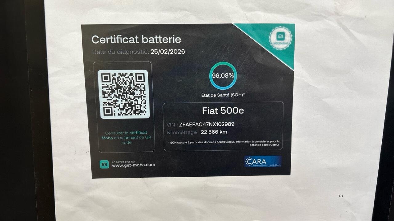 FIAT 500e ICONE 42KWH BVA - Image 11